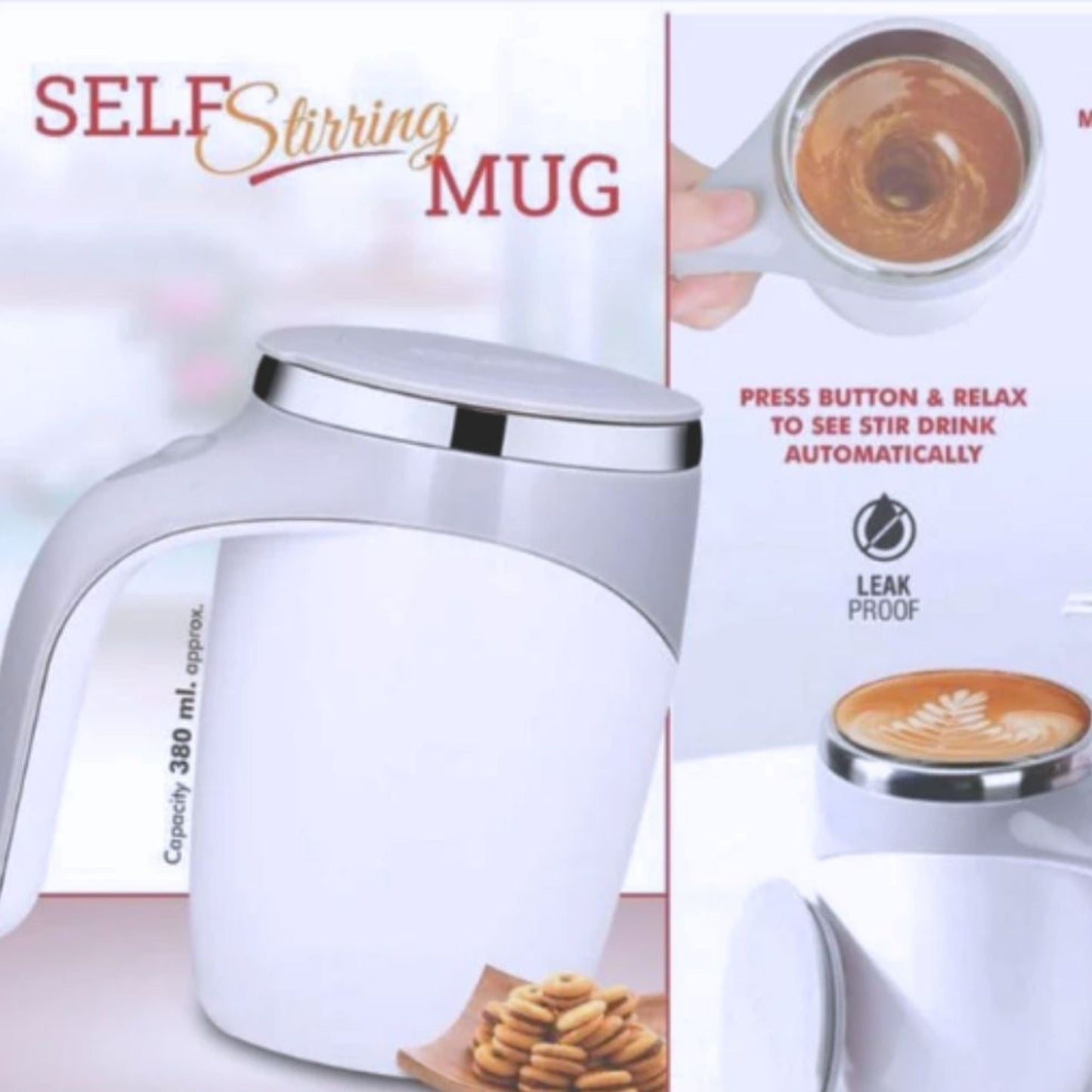 Portable Self Stirring Mug